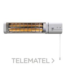 S&P - CALEFACTOR INFRARROJOS INFRARED-155 INSTALACIÓN MURAL 600-1200W GRIS